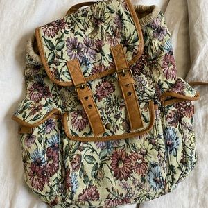Floral backpack